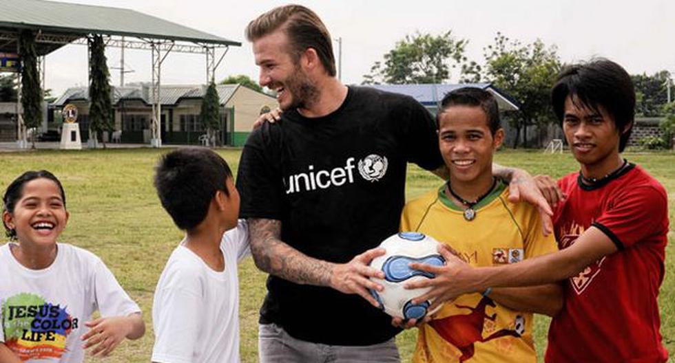 David Beckham y Unicef presentan proyecto para ayudar a los jóvenes (Foto: www.mirror.co.uk)