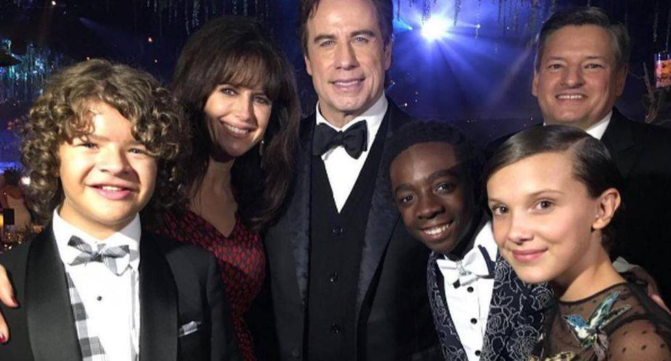 Los niños de 'Stranger Things' se robaron la ceremonia de los Emmy 2016 por momentos (Foto: Instagram / Millie Bobby Brown)