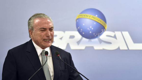 Michel Temer ha asegurado que no renunciará a la presidencia de Brasil. (Foto: AP)