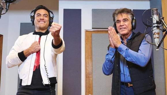 Carlos Rivera cumple su sueño de cantar con El Puma “Agárrense de las manos”. (Foto: Instagram)