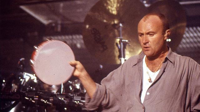 Phil Collins en su primer y único concierto en Lima hasta ahora,
 en 1995. (Foto: Archivo Histórico del Comercio)