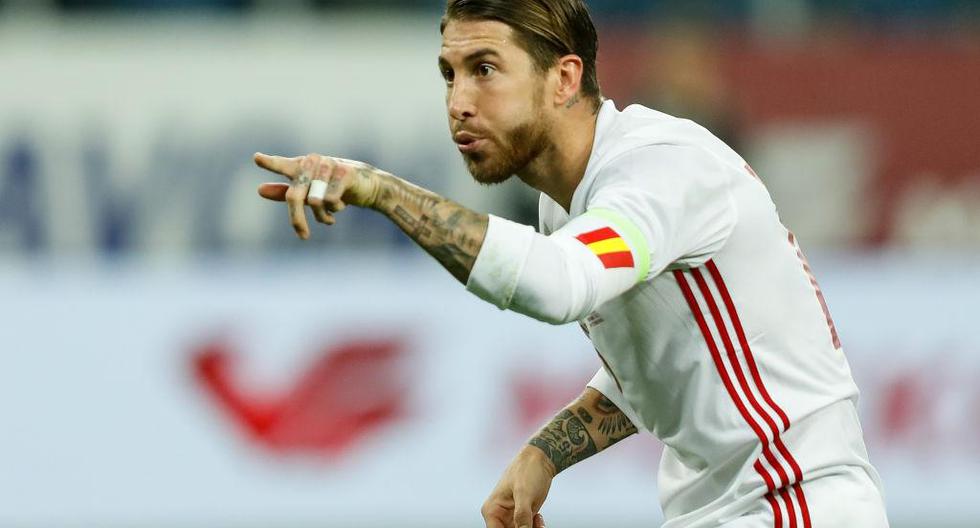 Sergio Ramos fue convocado para jugar en Rusia 2018 por la Selección Española en la lista preparada pro el técnico Julen Lopetegui | Foto: Getty Images