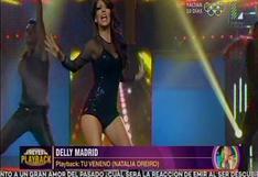 Delly Madrid cautivó como Natalia Oreiro en Los Reyes del Playback