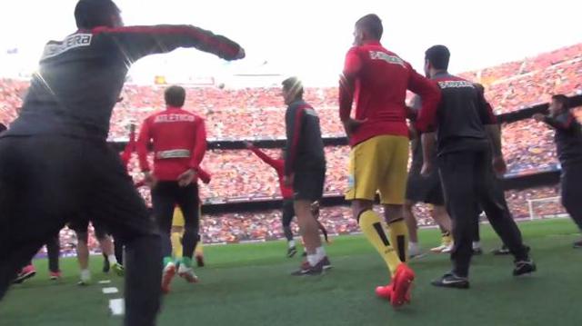 El video que no viste del Atlético tras ganar la Liga - 1