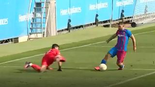 El primer gol del ‘Kun’ Agüero con Barcelona en un partido amistoso | VIDEO