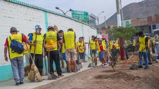 Más de 400 reos que cumplen condena en libertad limpiaron calles de San Martín de Porres