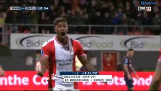 Conexión peruana: el gol de Miguel Araujo con Emmen tras centro de Sergio Peña en la Eredivise [VIDEO]