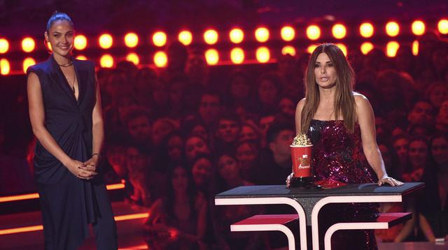Sandra Bullock en los MTV Movie & TV Awards 2019. (Foto: Agencias)