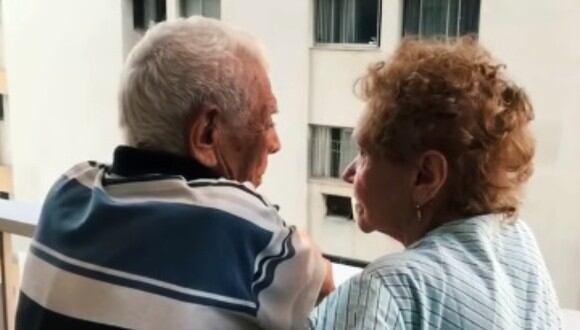 Ancianos con alzhéimer se juran amor, pese al avanzado estado de su enfermedad. (Foto: @giuinhaquite)