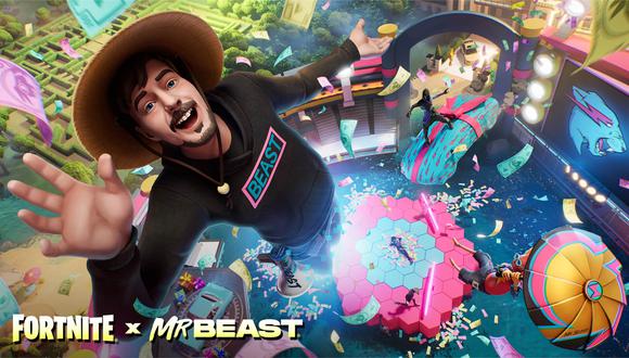 MrBeast llega a Fortnite con skins y una competencia de un millón de dólares. (Foto: Epic Games)