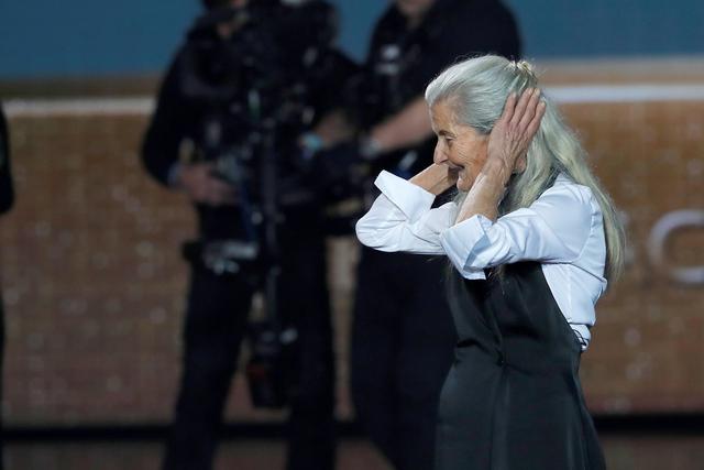 Benedicta Sánchez agradeció el premio a sus padres, a su hija que la llevó al cásting para la película. (Foto: Agencias)