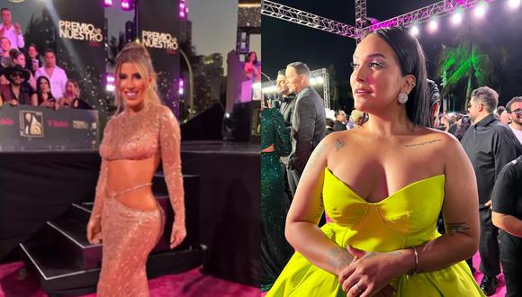 Yahaira Plasencia y Daniela Darcourt fueron las únicas peruanas que pasaron por la alfombra roja de los Premios Lo Nuestro 2023.
(Fotos: IG @premiolonuestro, IG @danieladarcourtoficial)