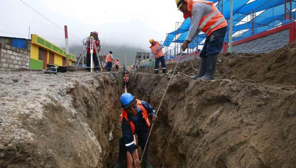 Algunas obras de saneamiento volverán a operar en la fase 1 (Foto: Andina)