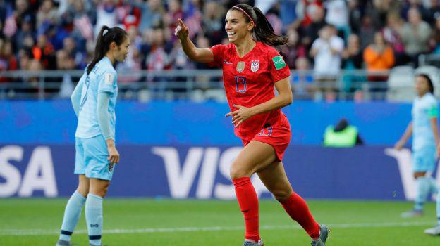 Alex Morgan se convirtió en madre. (Foto: AFP)