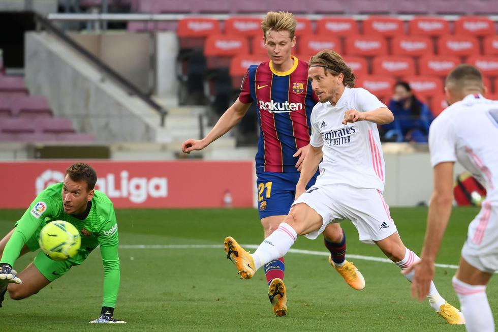 Barcelona vs. Real Madrid: Luka Modric y el golazo para sentenciar el  clásico en el Camp Nou | VIDEO | DEPORTE-TOTAL | EL COMERCIO PERÚ