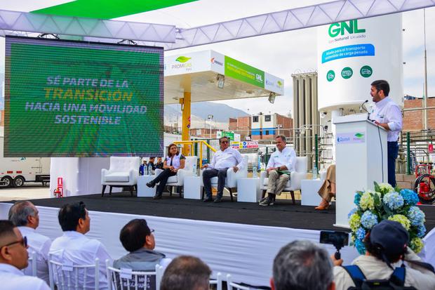 Promigas inaugurated the first LNG tap in the north of the country on June 22.  The Colombian company envisions that by 2040 there will be 30 CNG and LNG taps in its concession area and 60,000 vehicles using these sources of energy in the Ancash, La Libertad, Lambayeque, Cajamarca and Piura regions.  (Photo: Promigas)  