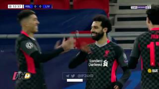 Leipzig vs. Liverpool: Salah definió con sutileza para marcar el 1-0 de los ‘Reds’ en la Champions | VIDEO