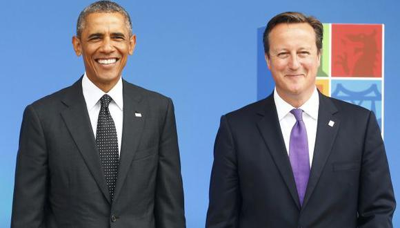 Obama y Cameron no retrocederán ante Estado Islámico ni Putin