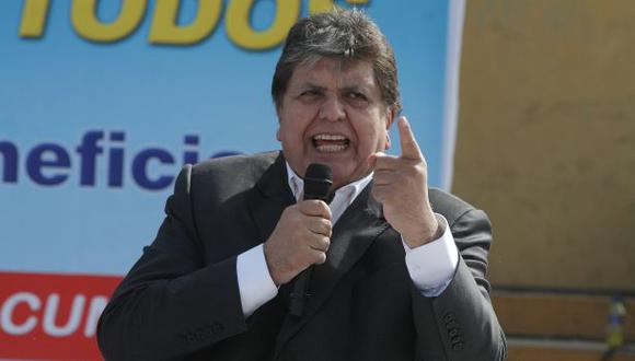 Alan García deploró expresiones de Humala contra el fujimorismo