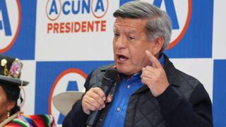 Acuña: Solo ONPE verificará veracidad de gastos de campaña