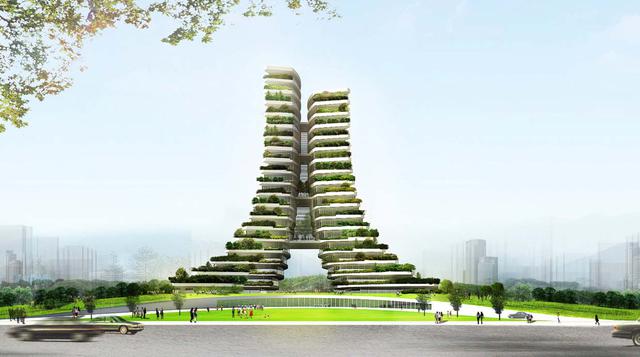 Mira la increíble propuesta de un parque vertical en Vietnam - 2
