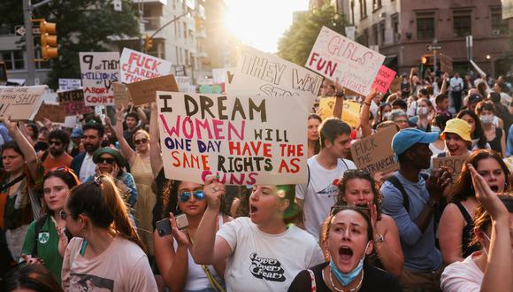 Foto referencial. Defensores del derecho al aborto protestan en Nueva York. (REUTERS/Caitlin Ochs)