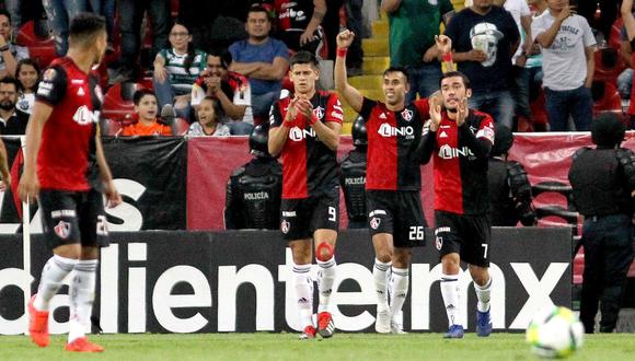 Jairo Torres anotó un gol sobre la hora y Atlas derrotó 1-0 al Veracruz para mantener sus esperanzas de clasificar a la Liguilla, por el título del torneo Clausura de la Liga MX 2019. (Foto: AFP)