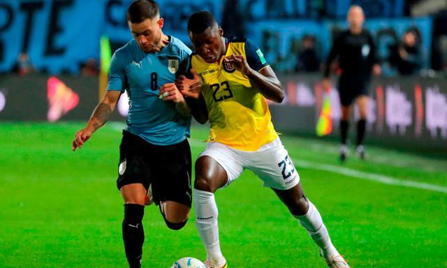 Uruguay vs. Ecuador chocan por las Eliminatorias Qatar 2022 | Foto: EFE.