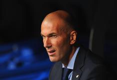 Zinedine Zidane mostró su bronca tras debut del Real Madrid en la Champions League