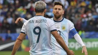 Argentina vs. Ecuador: Agüero alentó a un sonriente Messi previo a inicio de Eliminatorias