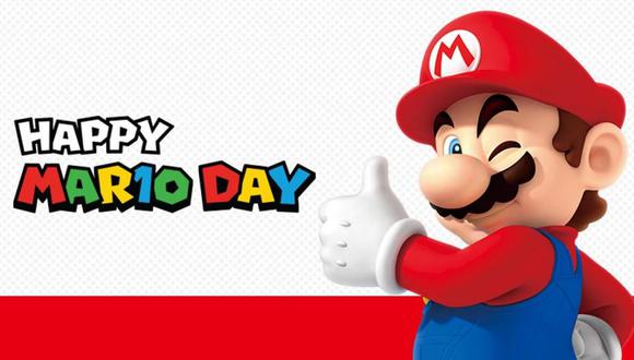 Los fanáticos usan una prenda de vestir de Mario Bros durante su día