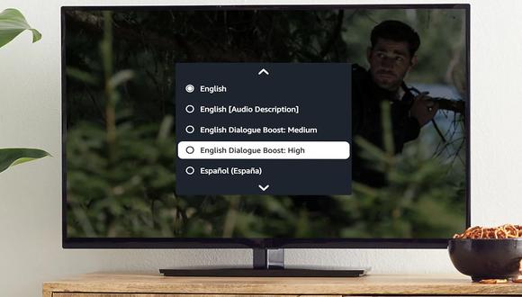 Prime Video lanza nueva función que permite subir el volumen de los diálogos por separado. | (Foto: Amazon)