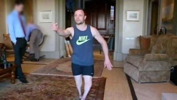 Video: Pistorius reconstruye el asesinato de su novia