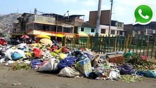 WhatsApp: basura se acumula en vías de Villa María del Triunfo