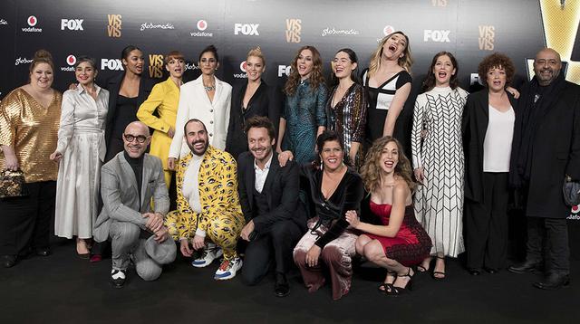 Todos los actores de la exitosa serie española, "Vis a Vis", posan para el estreno de su cuarta temporada. (Foto:Fox)