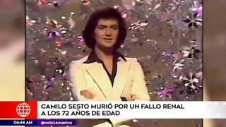 Cantante español Camilo Sesto falleció a los 72 años