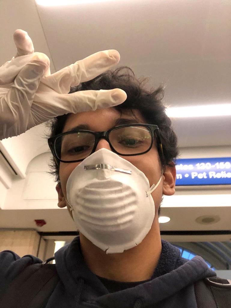 El hijo de nuestro editor fotográfico Francisco Rodríguez fue repatriado y tuvo que pasar una cuarentena obligada.