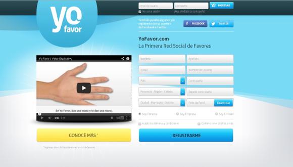 Yo Favor: Conoce la primera red social de favores en el Perú