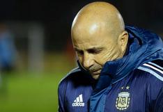 Perú vs Argentina: titular de Jorge Sampaoli se fue lesionado en partido de Champions