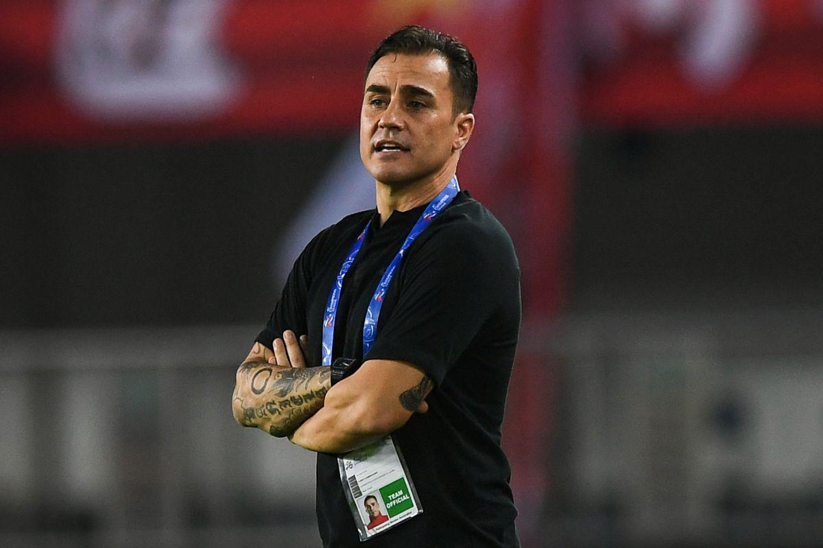 Fabio Cannavaro es el entrenador del club chino Guangzhou Evergrande. (Photo by STR / AFP)