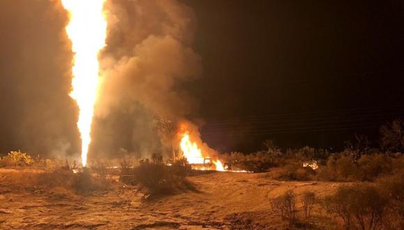 Un ducto de hidrocarburos explotó este lunes en la localidad San Agustín Tlaxiaca, estado mexicano de Hidalgo, sin que hasta el momento se tengan informes de heridos ni víctimas fatales. (Foto: EFE)