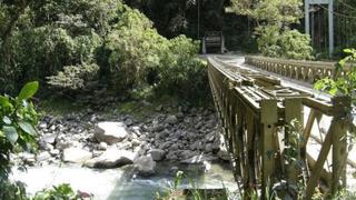 Reemplazarán puente deteriorado en pueblo de Machu Picchu
