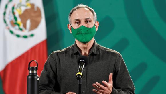 El Subsecretario de Salud Hugo López-Gatell durante una conferencia de prensa en la Ciudad de México, México. (Foto: EFE / EPA / Presidencia México).