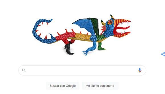 El doodle compartido por Google en homenaje a Pedro Linares López (Foto: Captura/Google)