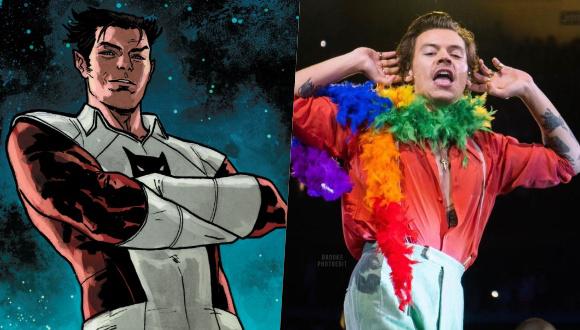 La audiencia enloqueció en la premiere de “Eternals” cuando vieron a Harry Styles en el personaje, afirmaron algunos medios de prensa sobre la participación del cantante en la cinta de Marvel.