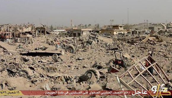 Bombardeo destruye fábrica de coches bomba del Estado Islámico