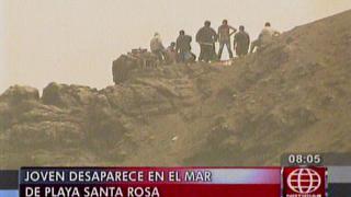 Joven fallece tras caer al mar en playa de Santa Rosa