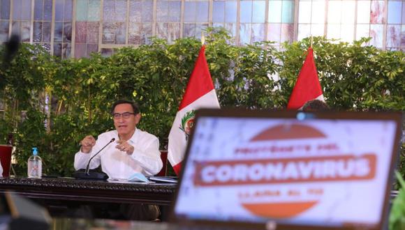 El mandatario ofrecerá un nuevo pronunciamiento en el marco del estado de emergencia por el nuevo coronavirus. (Foto: Presidencia del Perú)