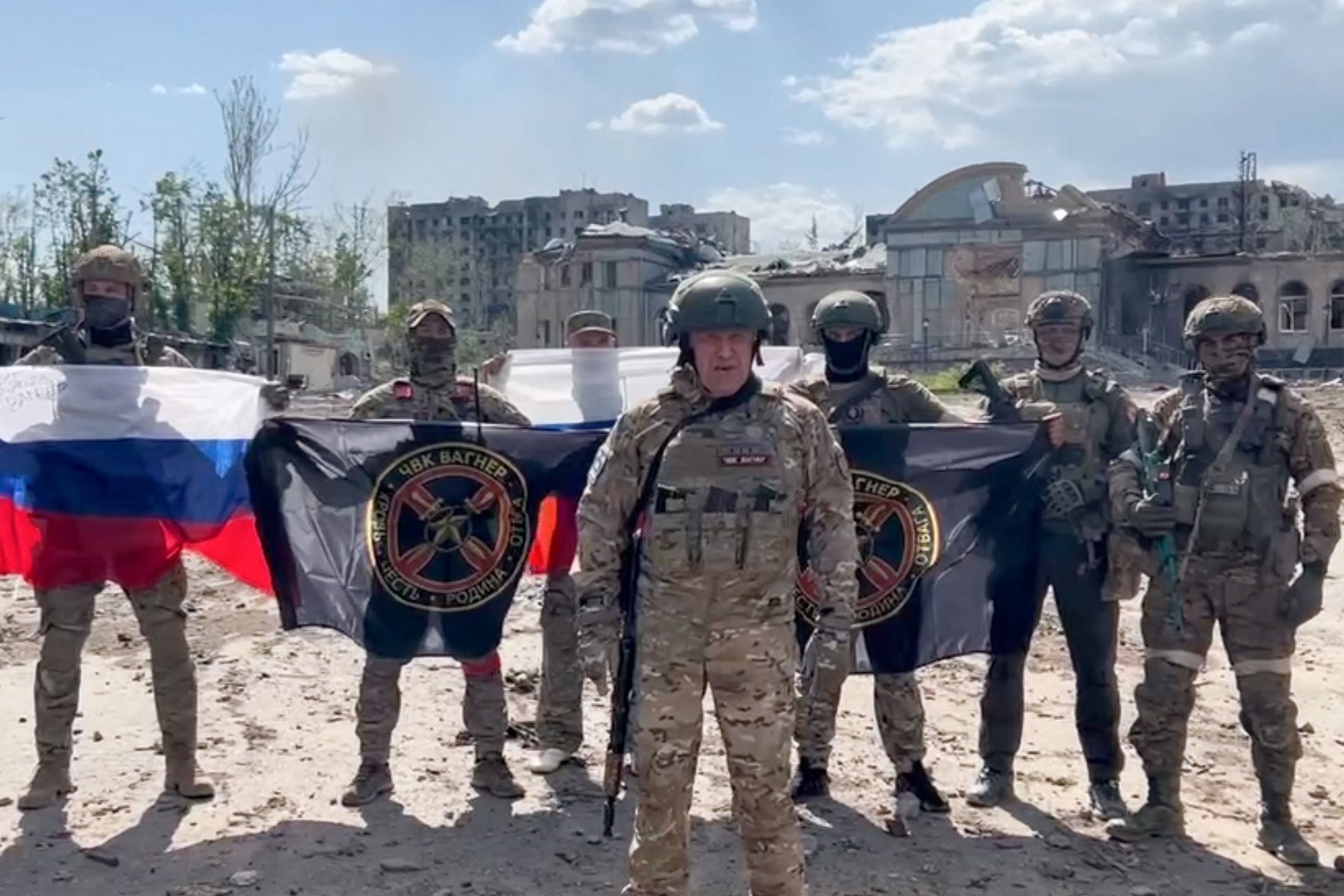 Russian oligarch Yevgeny Prigozhin and his Wagner Group mercenaries fighting in Ukraine.  (AFP).