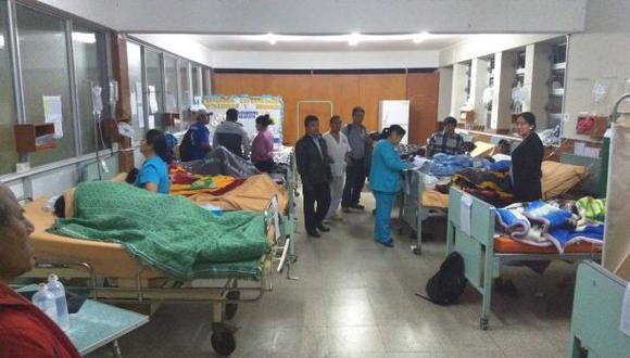 Muchos de los afectados por la intoxicación en Áncash tuvieron que ir al hospital en camiones y hasta en moto, debido a los escasos medios de transporte en Colcap (Foto: Laura Urbina)